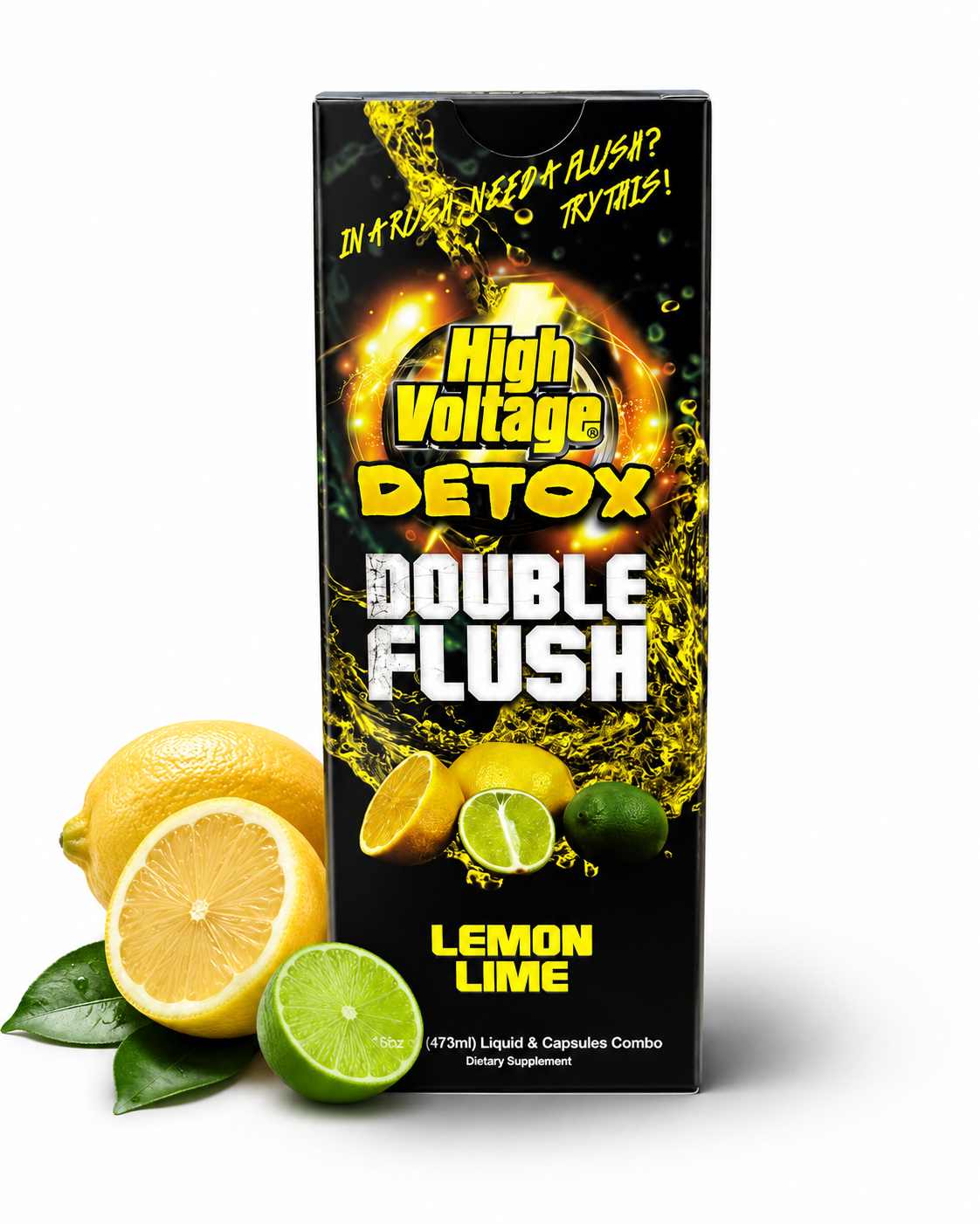 High Voltage Detox Double Flush - Lemon Lime