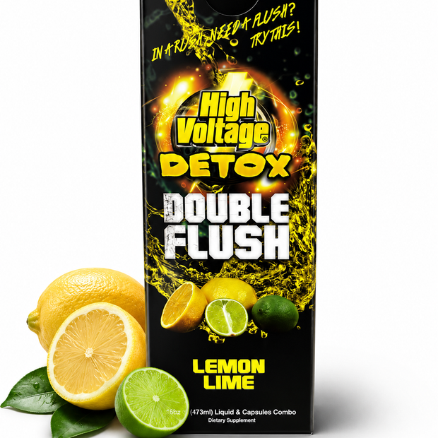 High Voltage Detox Double Flush - Lemon Lime
