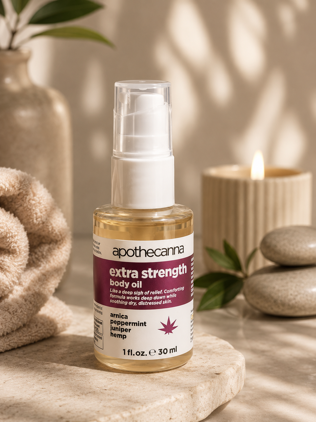 Apothecanna Extra Strength Body Oil – Arnica, Peppermint & Hemp 30ml