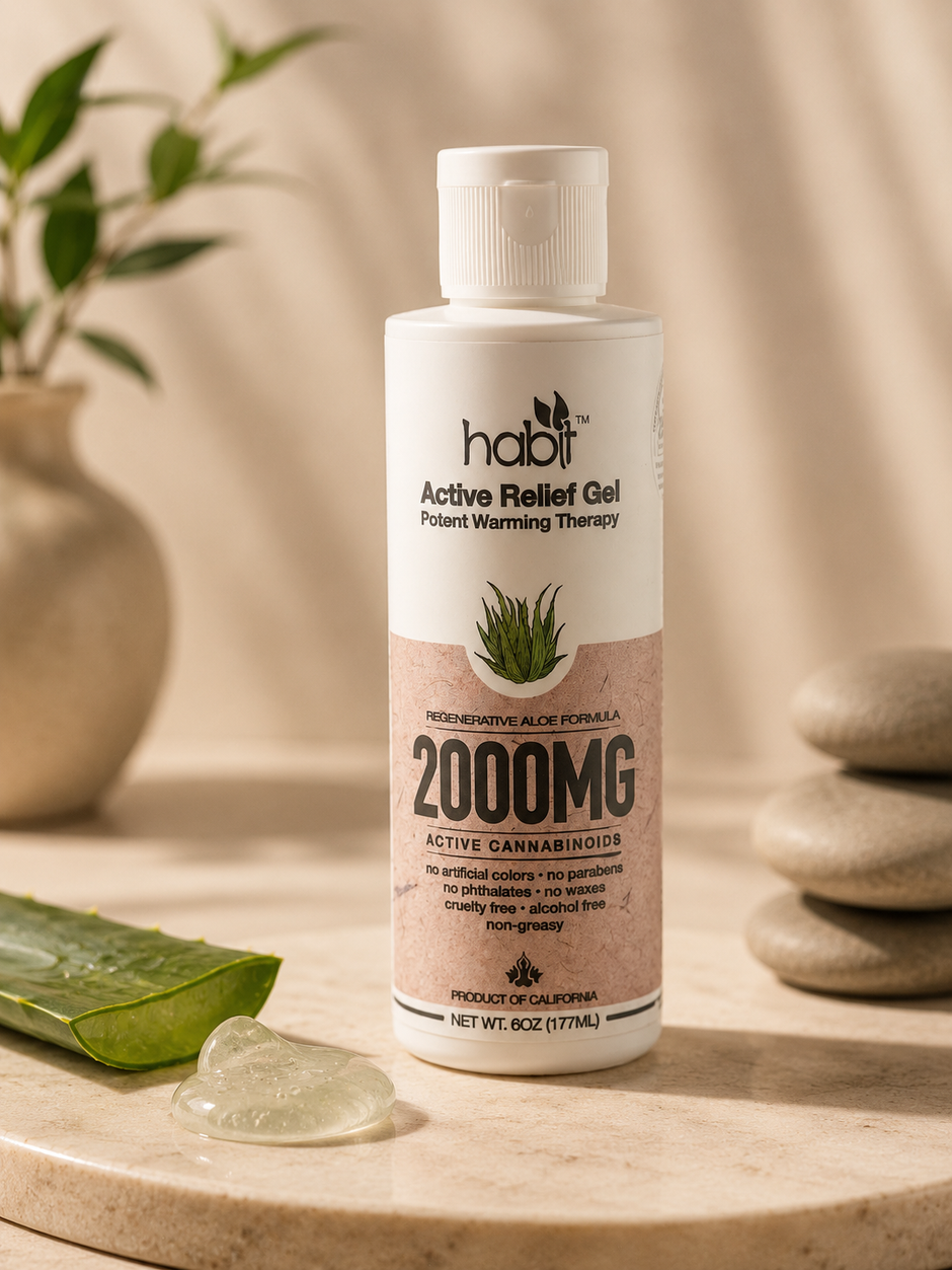 Habit Active Relief Gel – Potent Warming Therapy 2000mg Active Cannabinoids 177ml