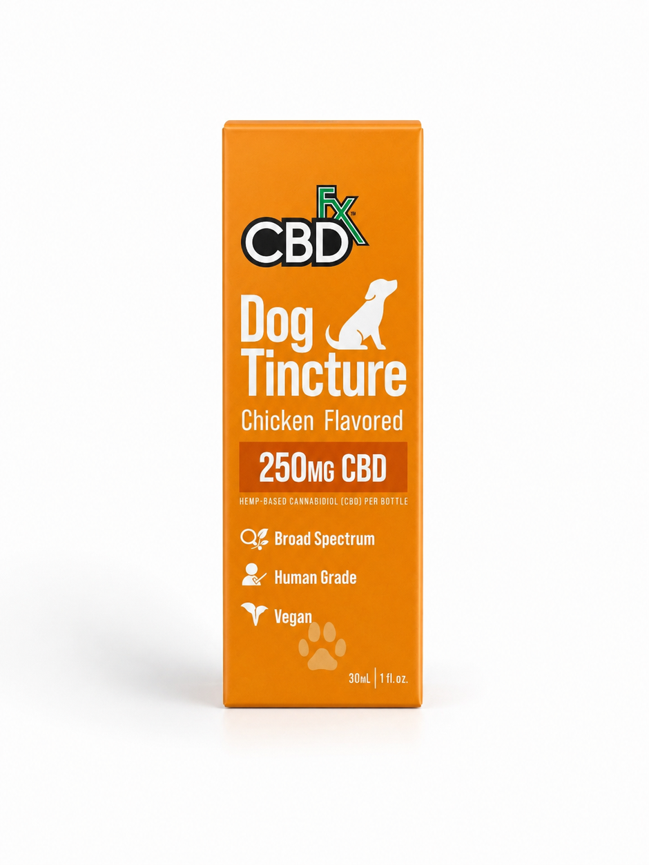 CBDfx Dog Tincture - Chicken Flavored 250mg CBD