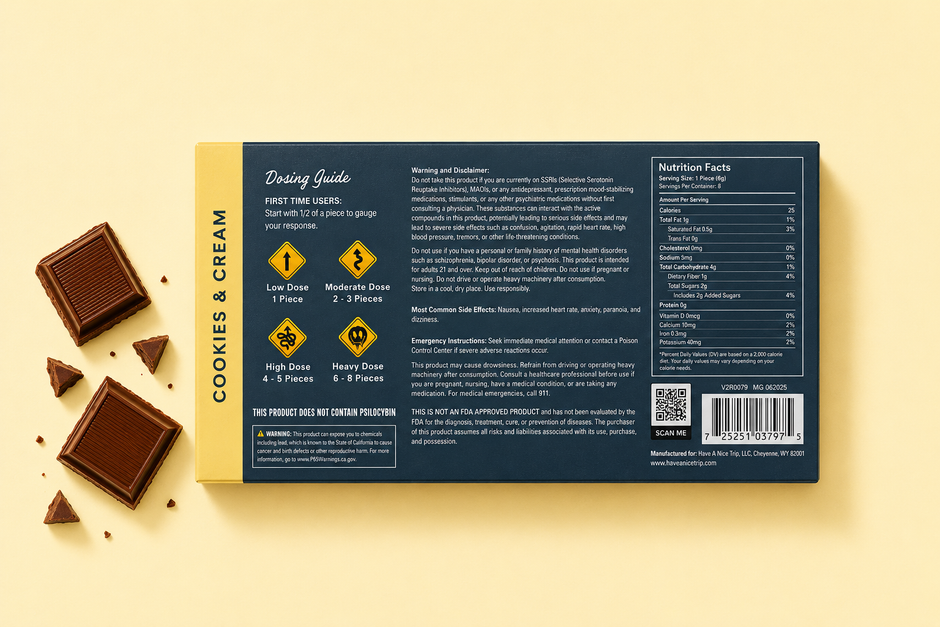 Road Trip Desert Stardust Mushroom Chocolate – Cookies & Cream