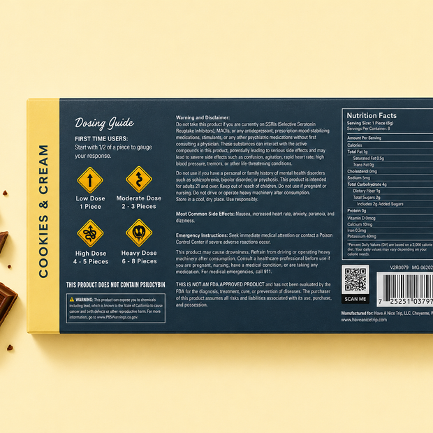 Road Trip Desert Stardust Mushroom Chocolate – Cookies & Cream