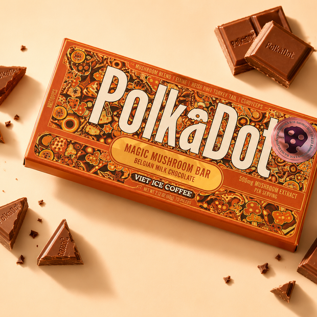 PolkaDot Magic Mushroom Bar – Viet Ice Coffee