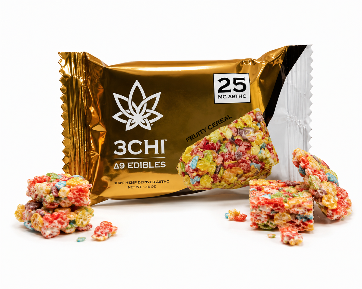 3CHI Delta-9 THC Fruity Cereal Bar 25mg