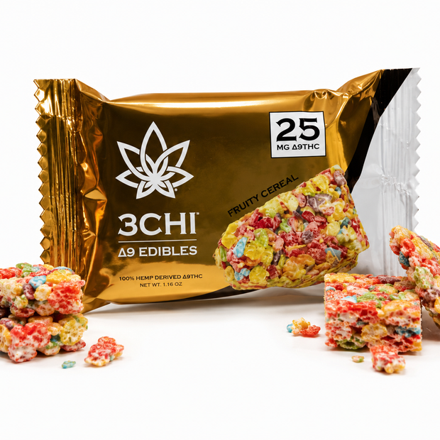 3CHI Delta-9 THC Fruity Cereal Bar 25mg