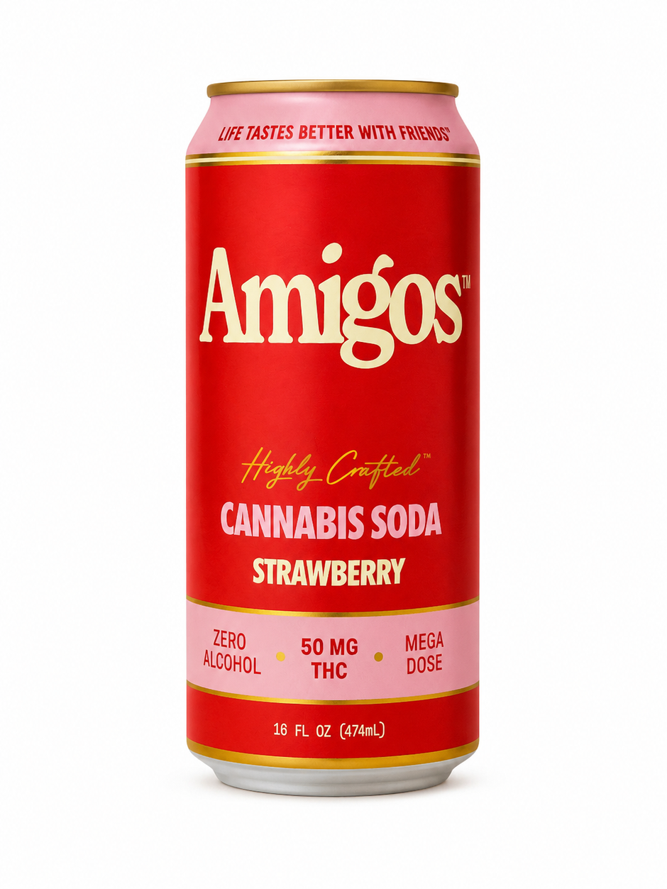 Amigos Cannabis Soda - Strawberry