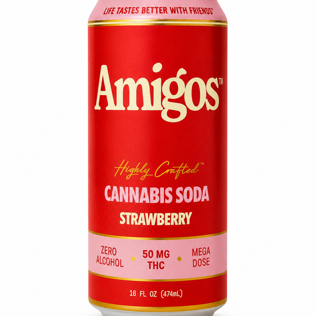 Amigos Cannabis Soda - Strawberry