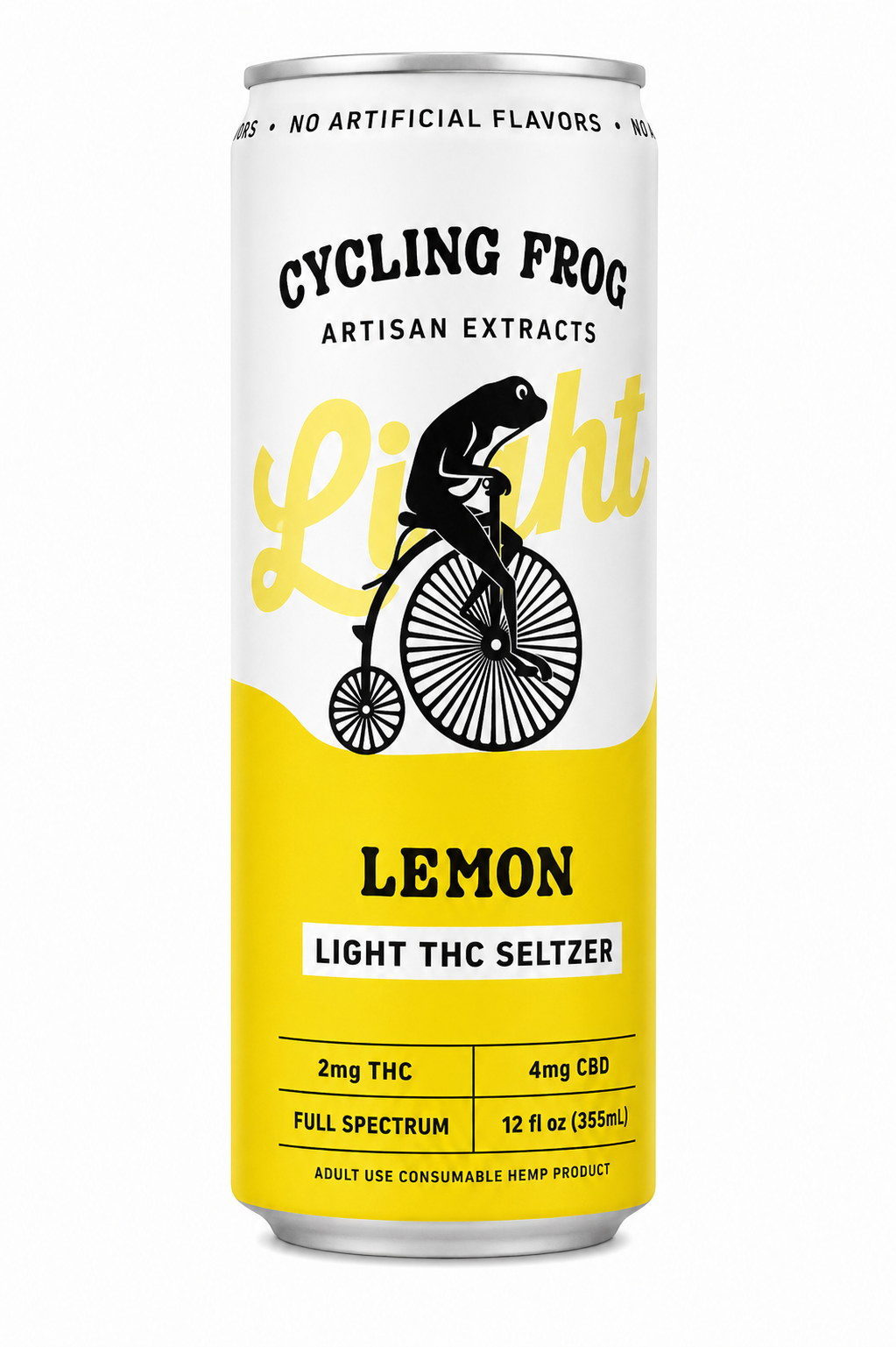 Cycling Frog Light THC Seltzer - Lemon