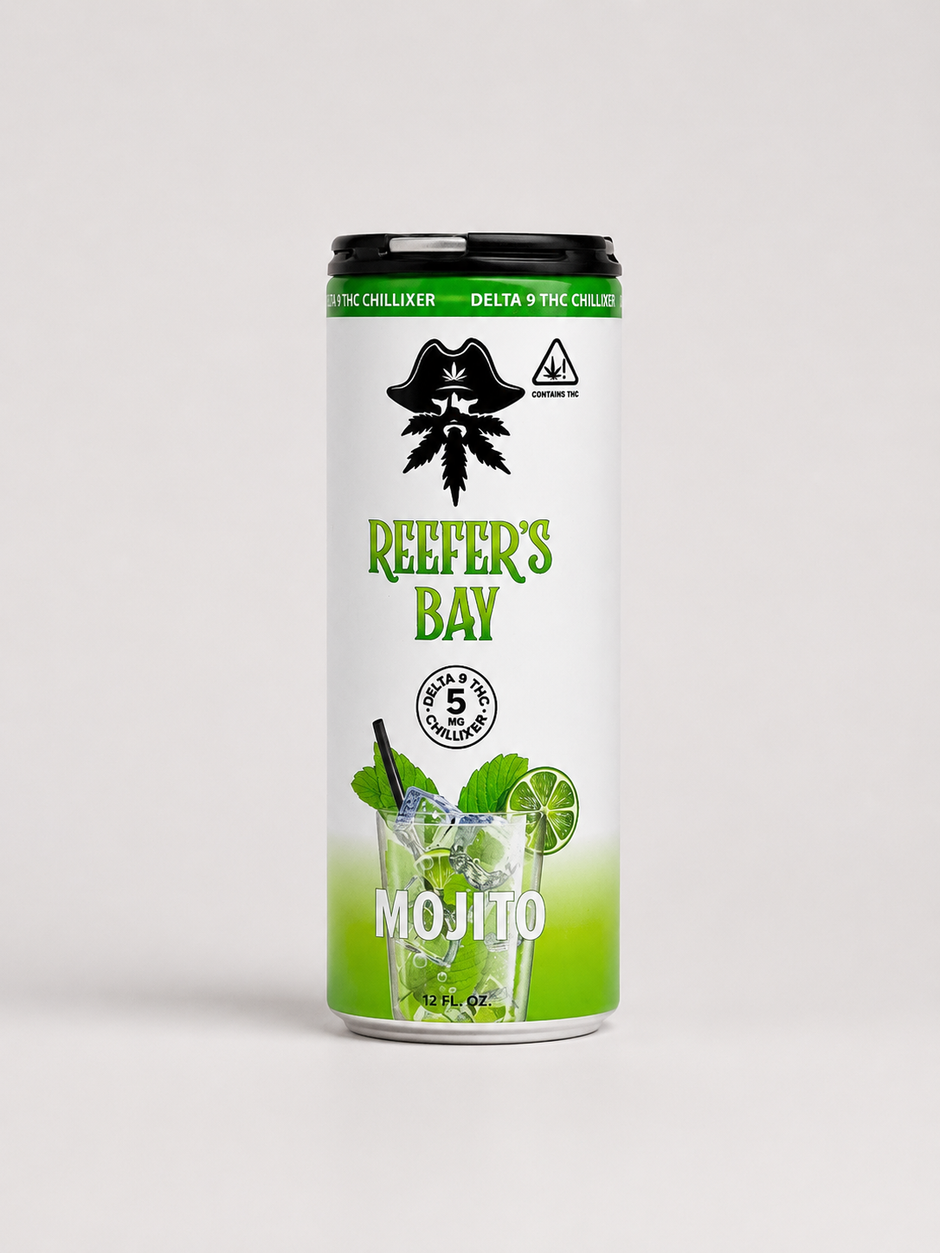 Reefer's Bay Mojito Delta 9 THC Chillixer - 5mg THC