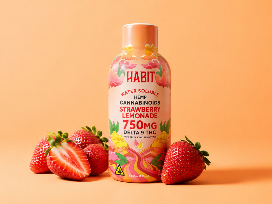 Habit Water Soluble Hemp Cannabinoids - Strawberry Lemonade 750mg