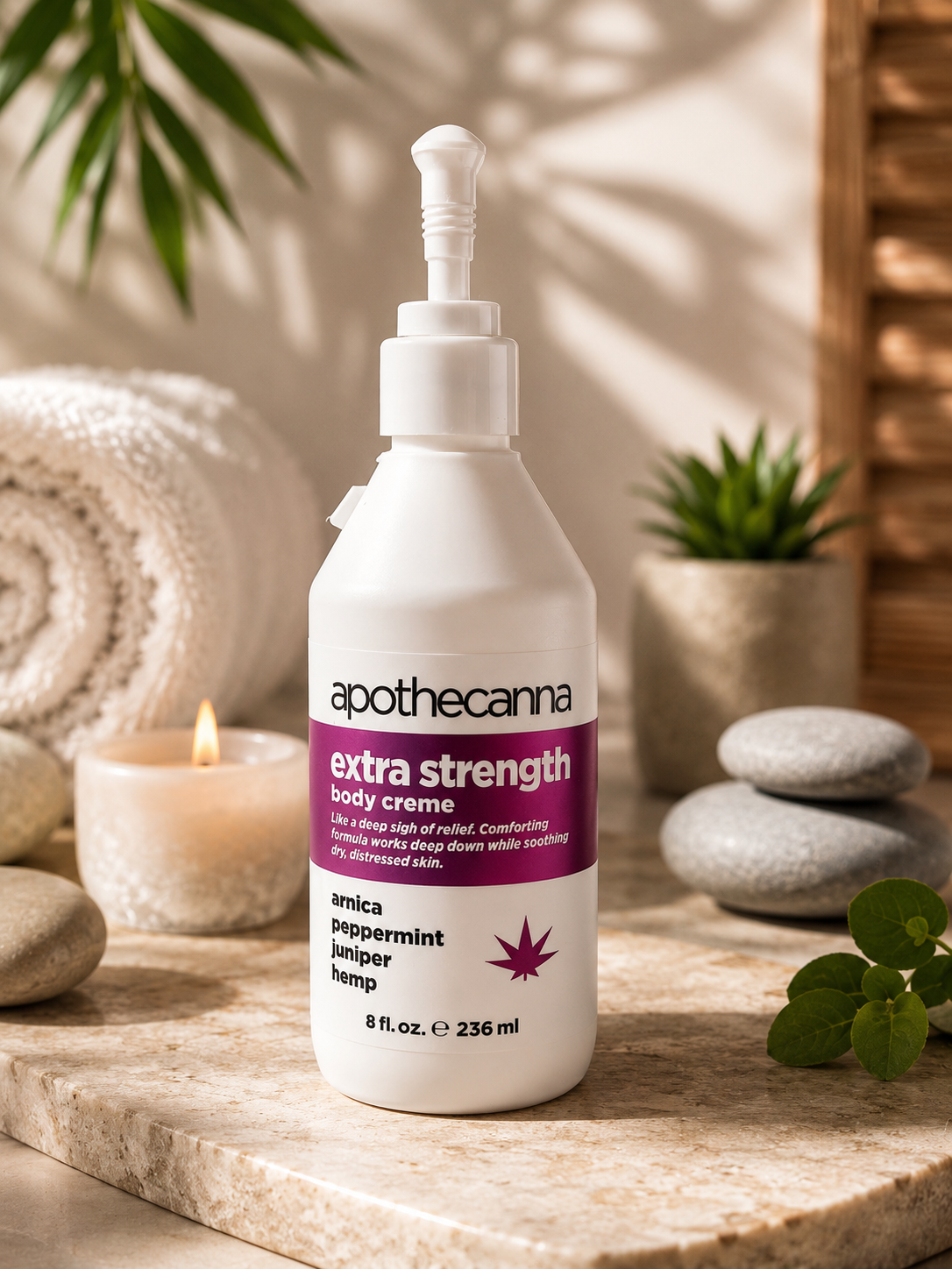 Apothecanna Extra Strength Body Creme – Arnica, Peppermint & Hemp 236ml