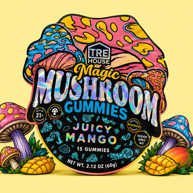 TreHouse Magic Mushroom Gummies - Juicy Mango