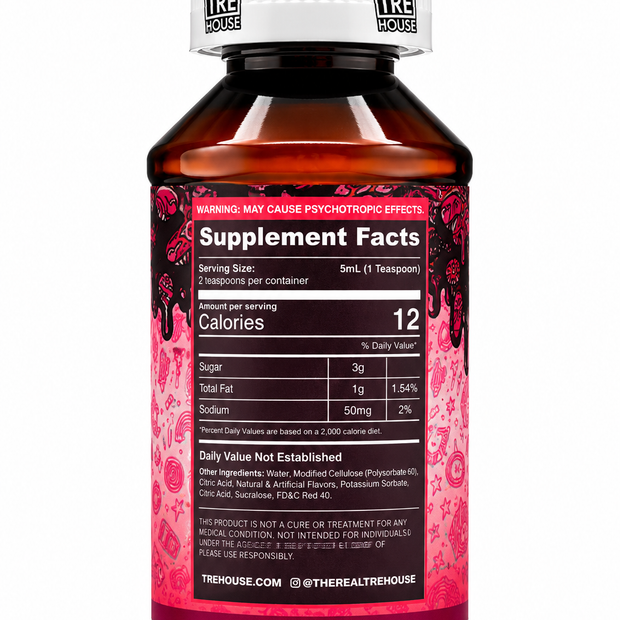TRE House Magic Mushroom Syrup – Strawberry Gelato