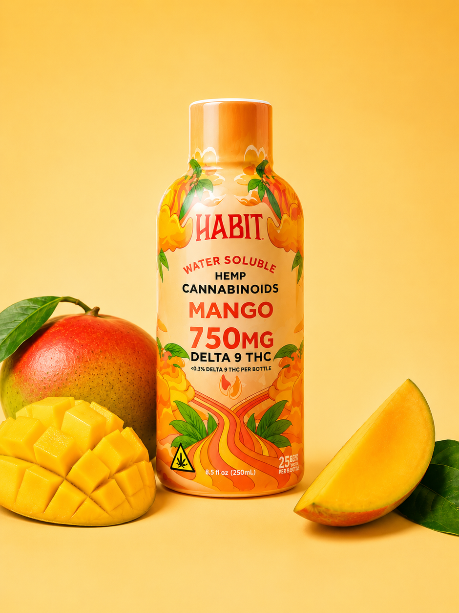 Habit Water Soluble Hemp Cannabinoids - Mango 750mg