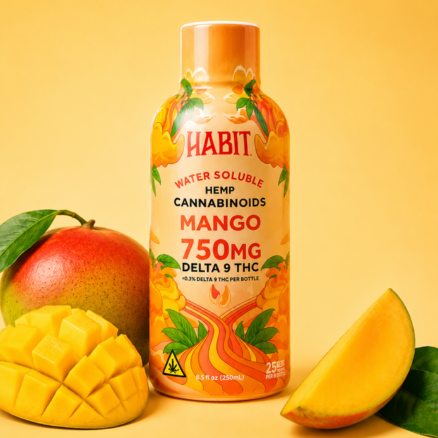 Habit Water Soluble Hemp Cannabinoids - Mango 750mg