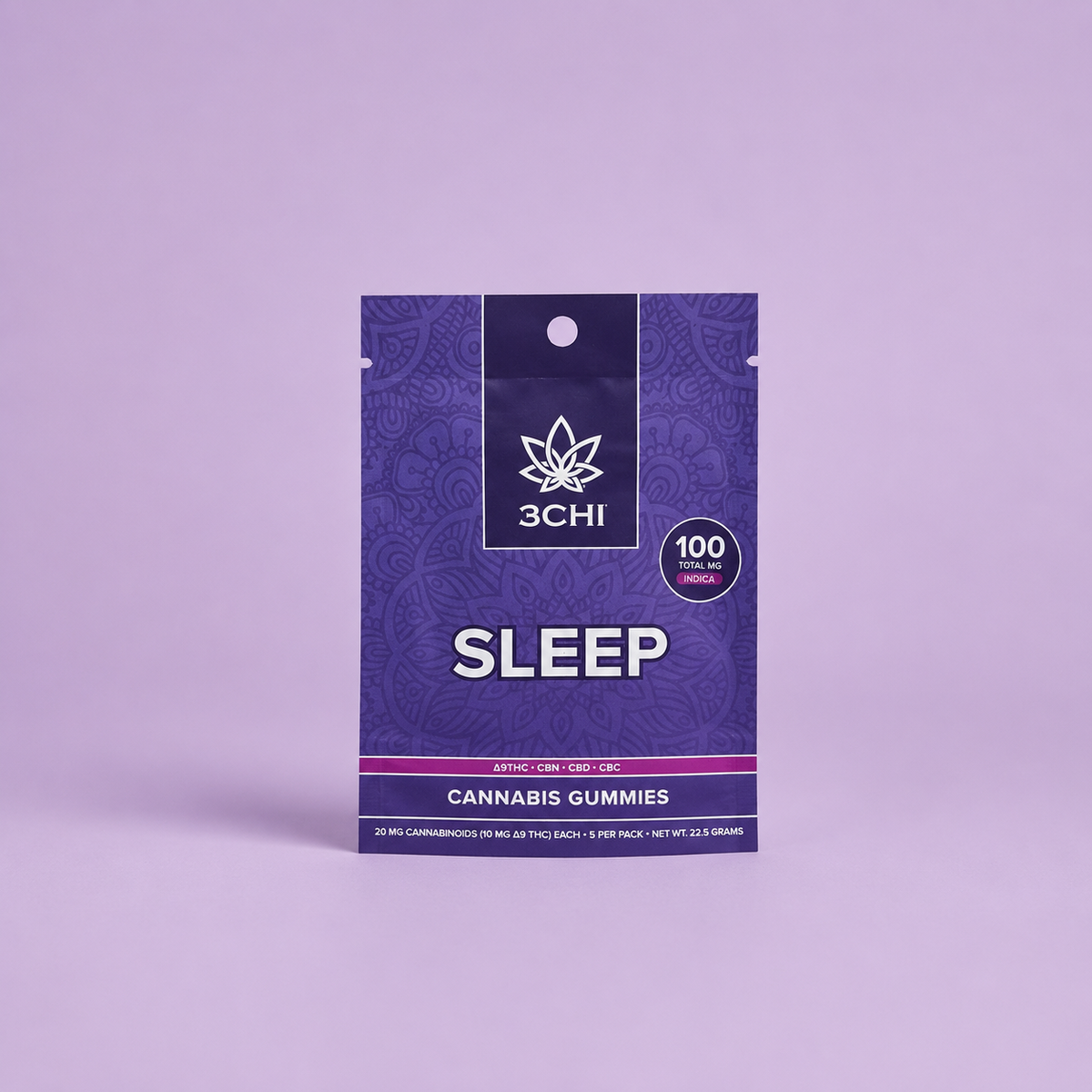 3Chi Sleep Cannabis Gummies - Indica 100mg