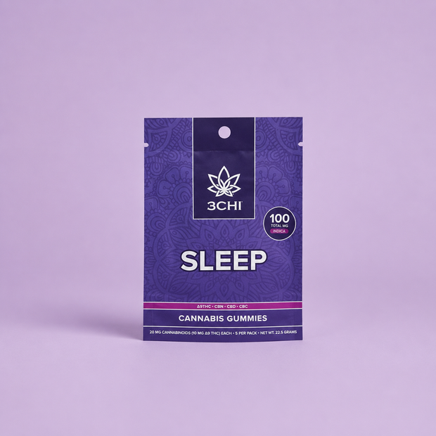 3Chi Sleep Cannabis Gummies - Indica 100mg