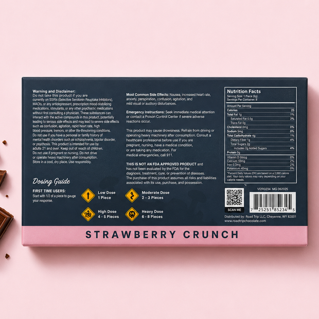 Road Trip Desert Stardust Mushroom Chocolate – Strawberry Crunch