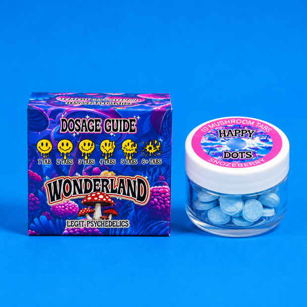 Wonderland Happy Dots – Snozeberry Mushroom Tabs