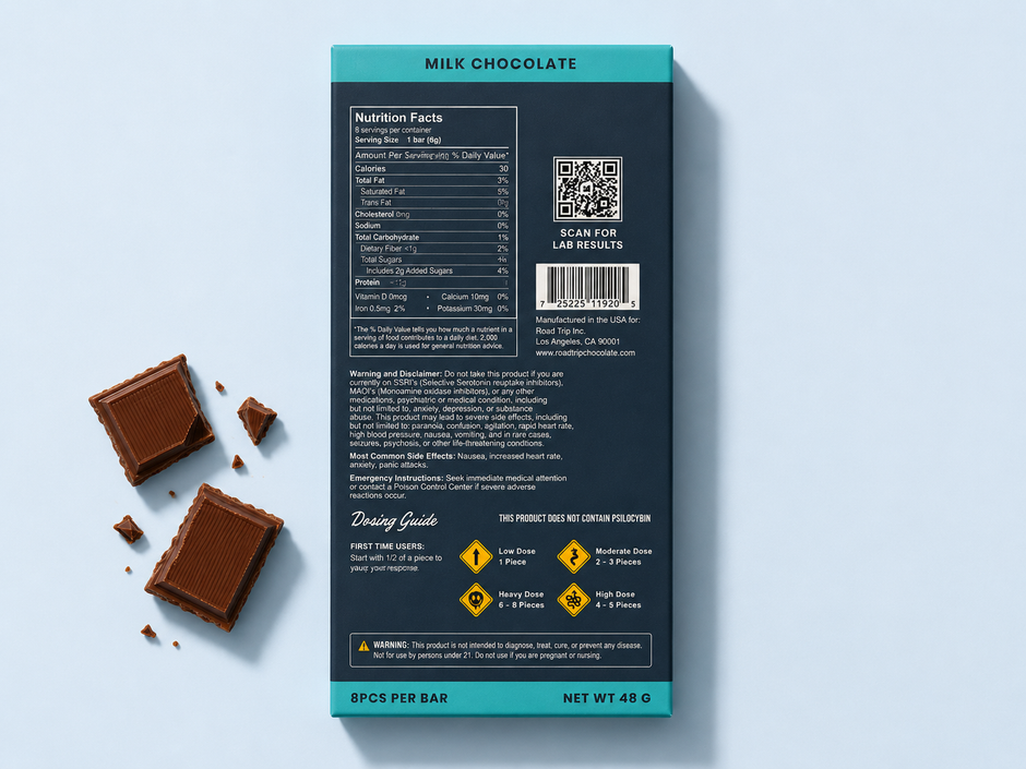 Road Trip Desert Stardust Mushroom Chocolate Bar