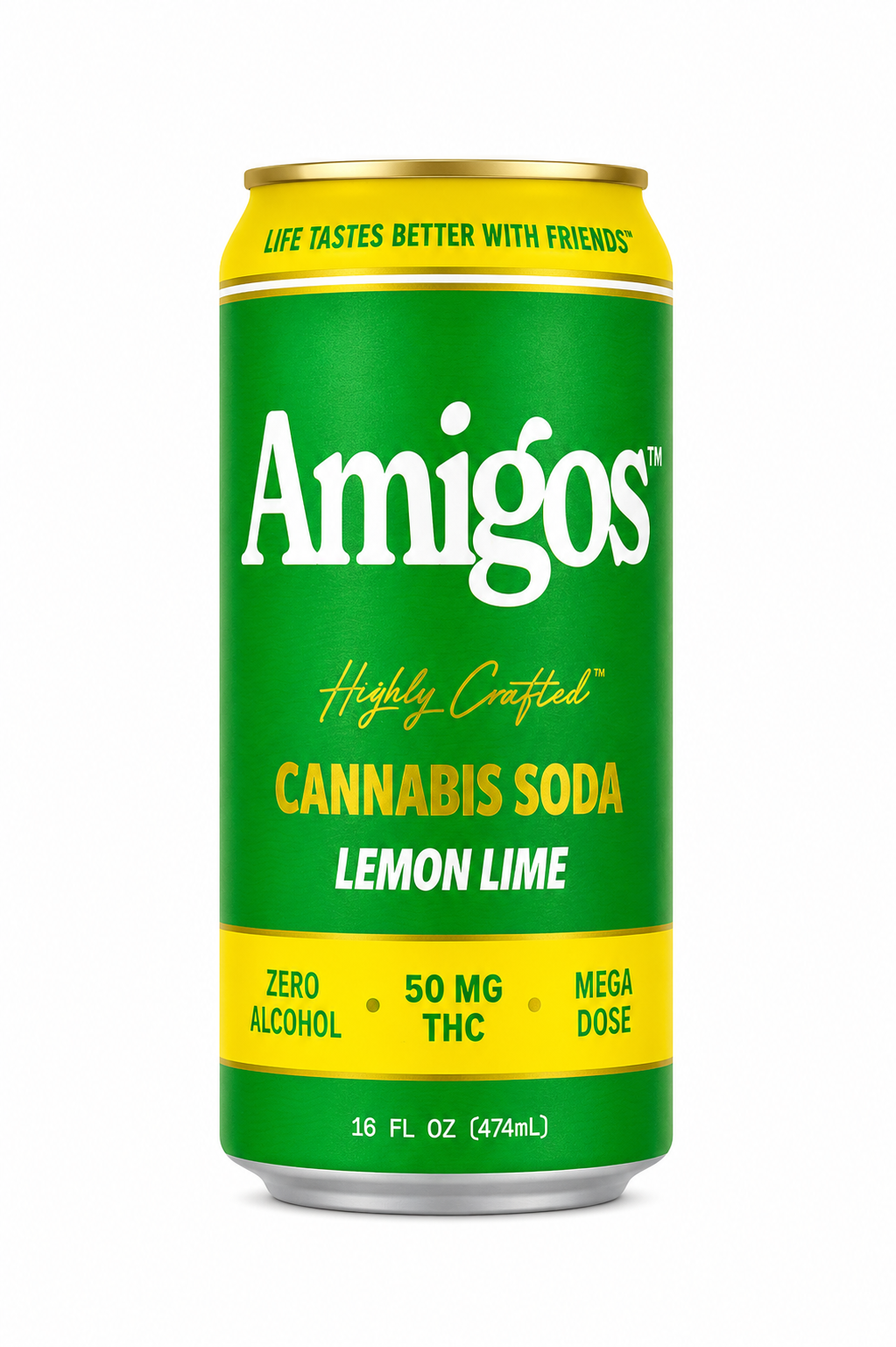 Amigos Cannabis Soda - Lemon Lime