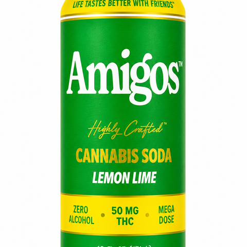 Amigos Cannabis Soda - Lemon Lime