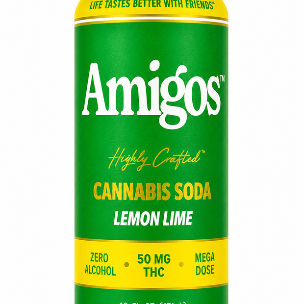 Amigos Cannabis Soda - Lemon Lime