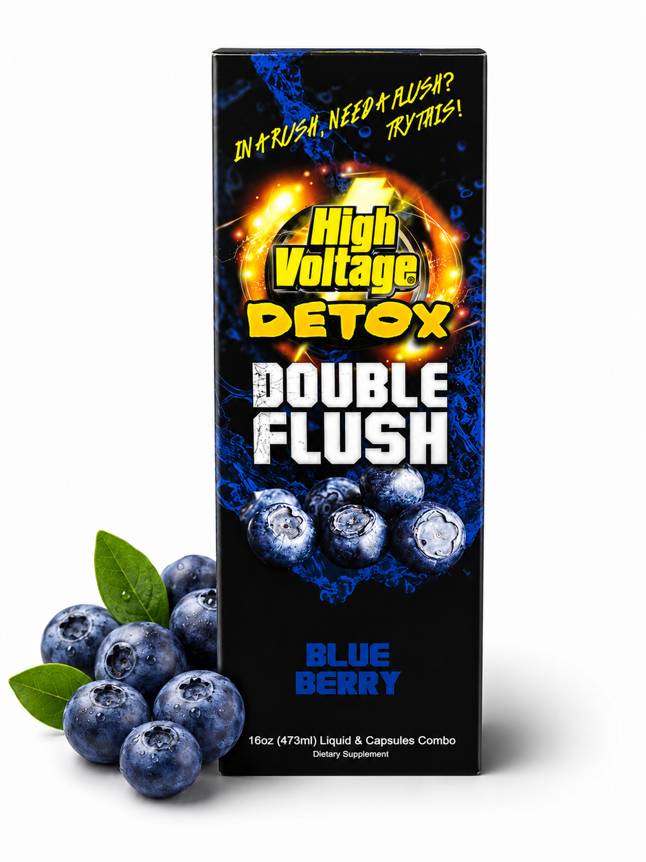 High Voltage Detox Double Flush - Blueberry