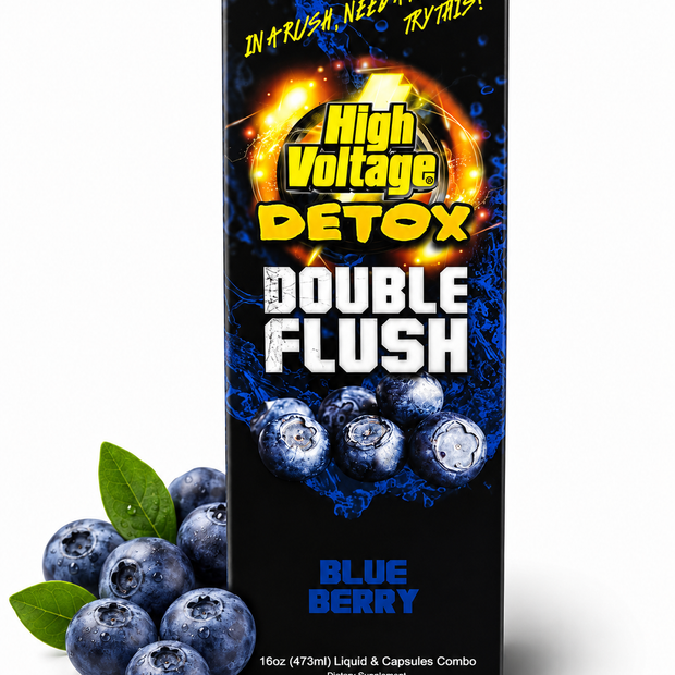 High Voltage Detox Double Flush - Blueberry