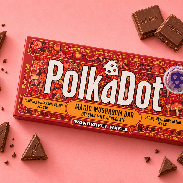 PolkaDot Magic Mushroom Bar – Wonderful Wafer