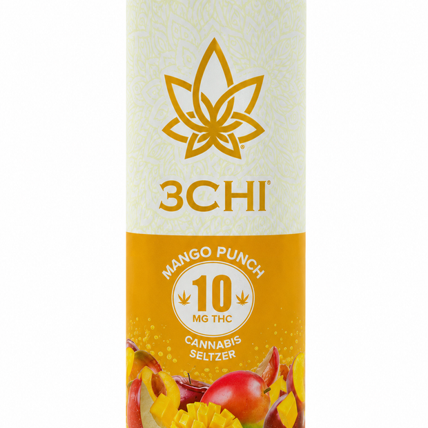 3CHI Mango Punch Cannabis Seltzer - 10mg THC