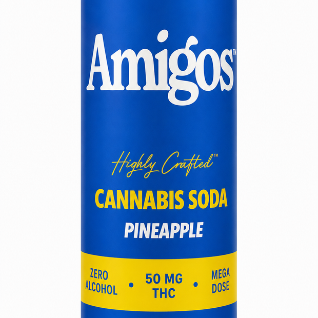 Amigos Cannabis Soda - Pineapple